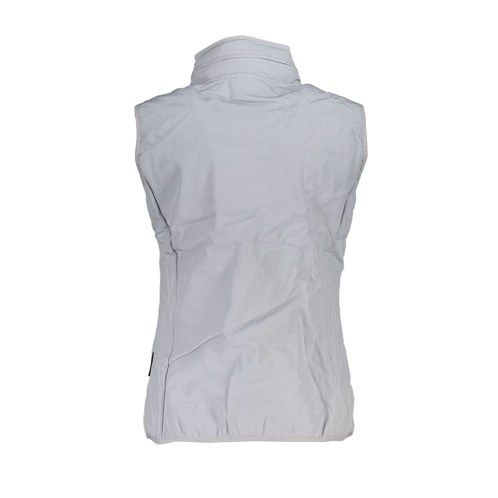 Scuola Nautica Gray Polyester Soft Shell Jacket