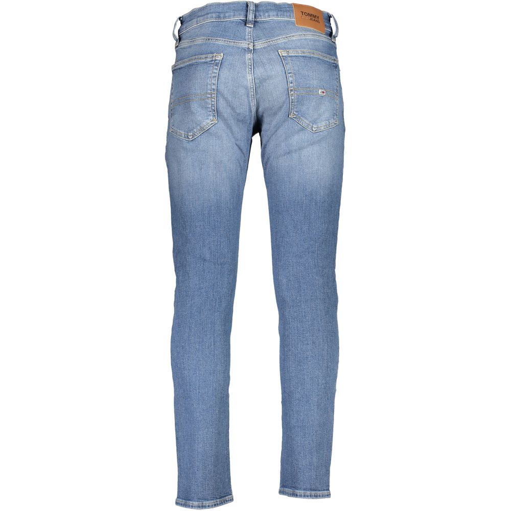 Tommy Hilfiger Blue Cotton Jeans - Austin Slim Tapered