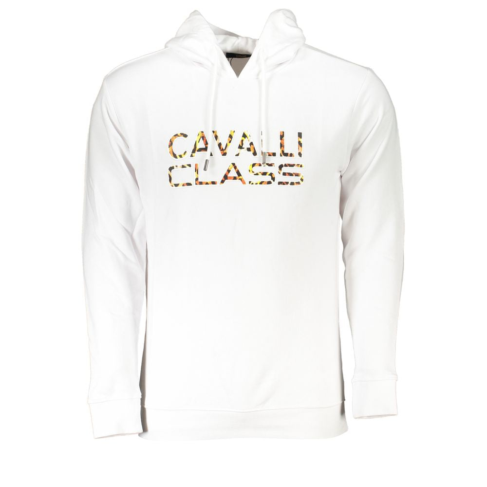 Cavalli Class White Men's Hoodie