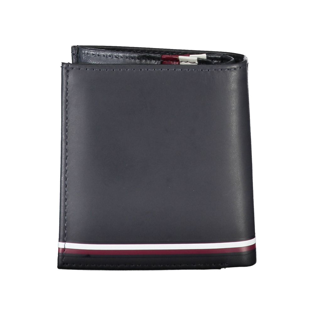 Tommy Hilfiger Blue Leather Men’s Wallet