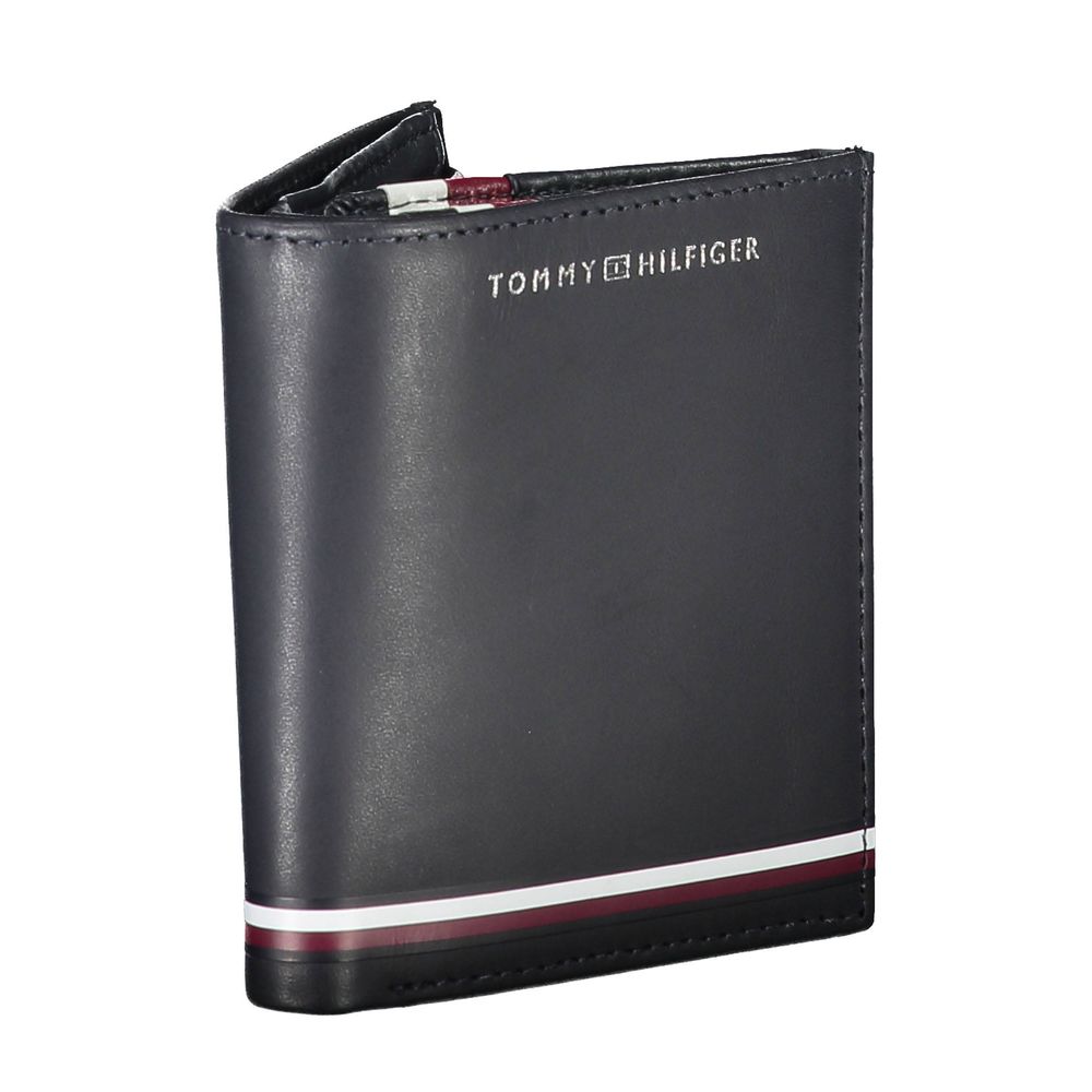 Tommy Hilfiger Blue Leather Men’s Wallet