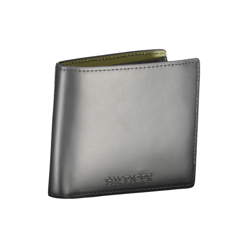 Tommy Hilfiger Black Leather Wallet for Men