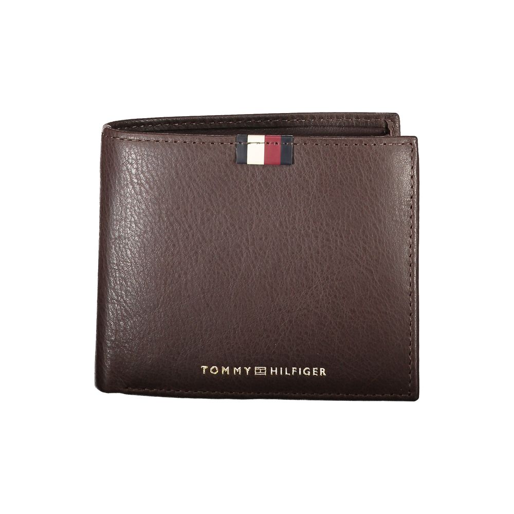 Tommy Hilfiger Brown Leather Men’s Wallet