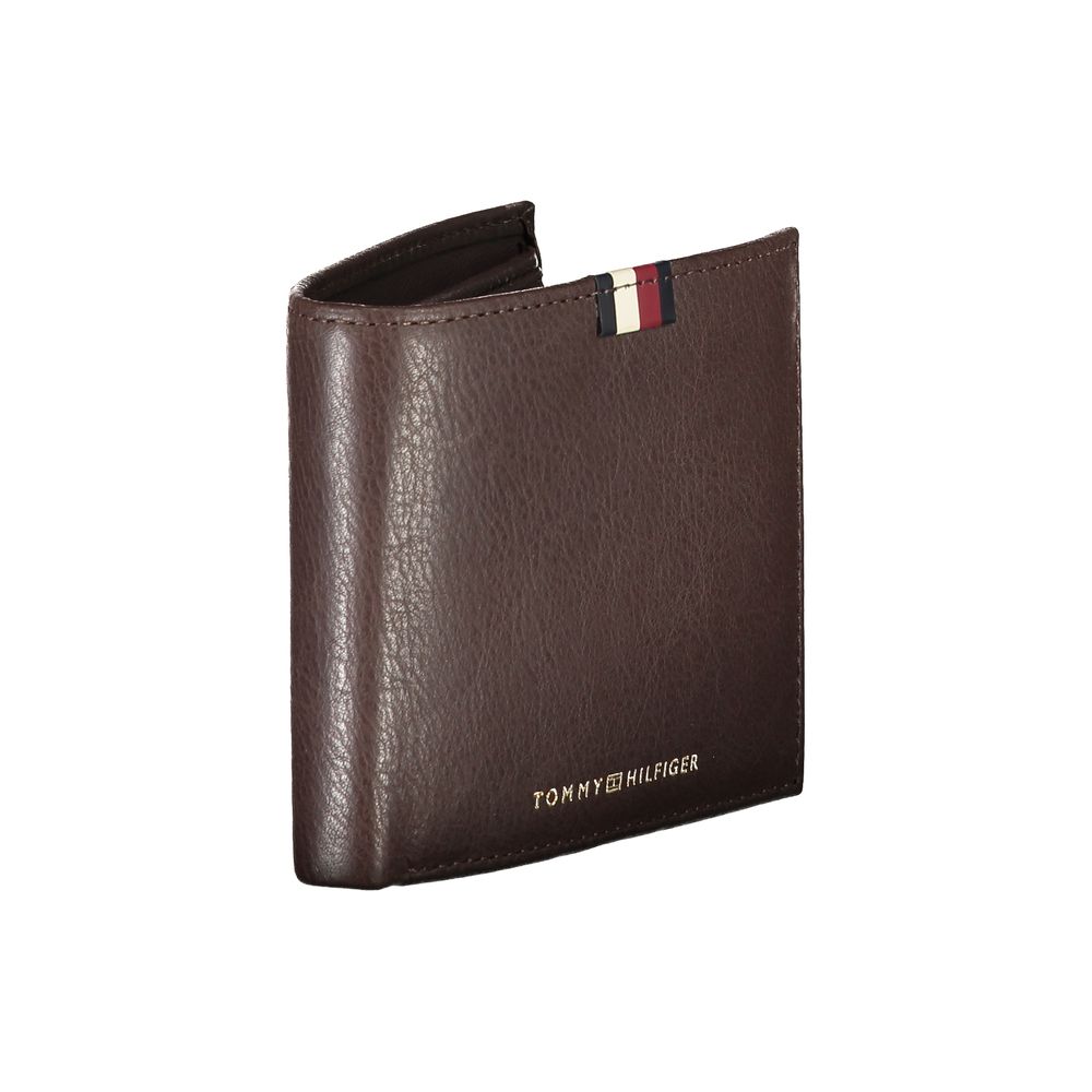 Tommy Hilfiger Brown Leather Men’s Wallet