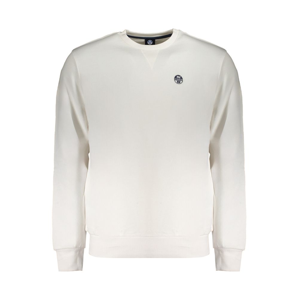 North Sails Men's White Cotton Sweater