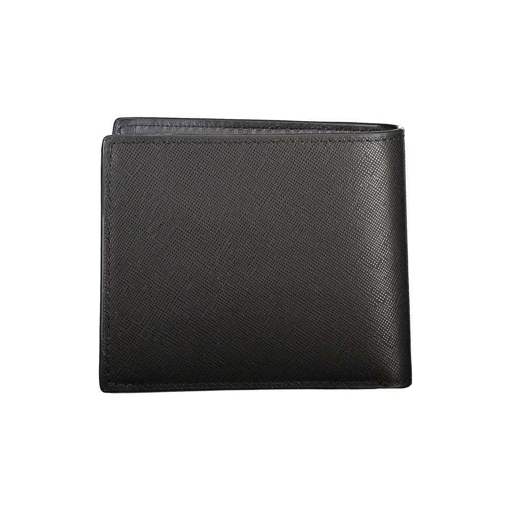 Tommy Hilfiger Black Leather Wallet for Men