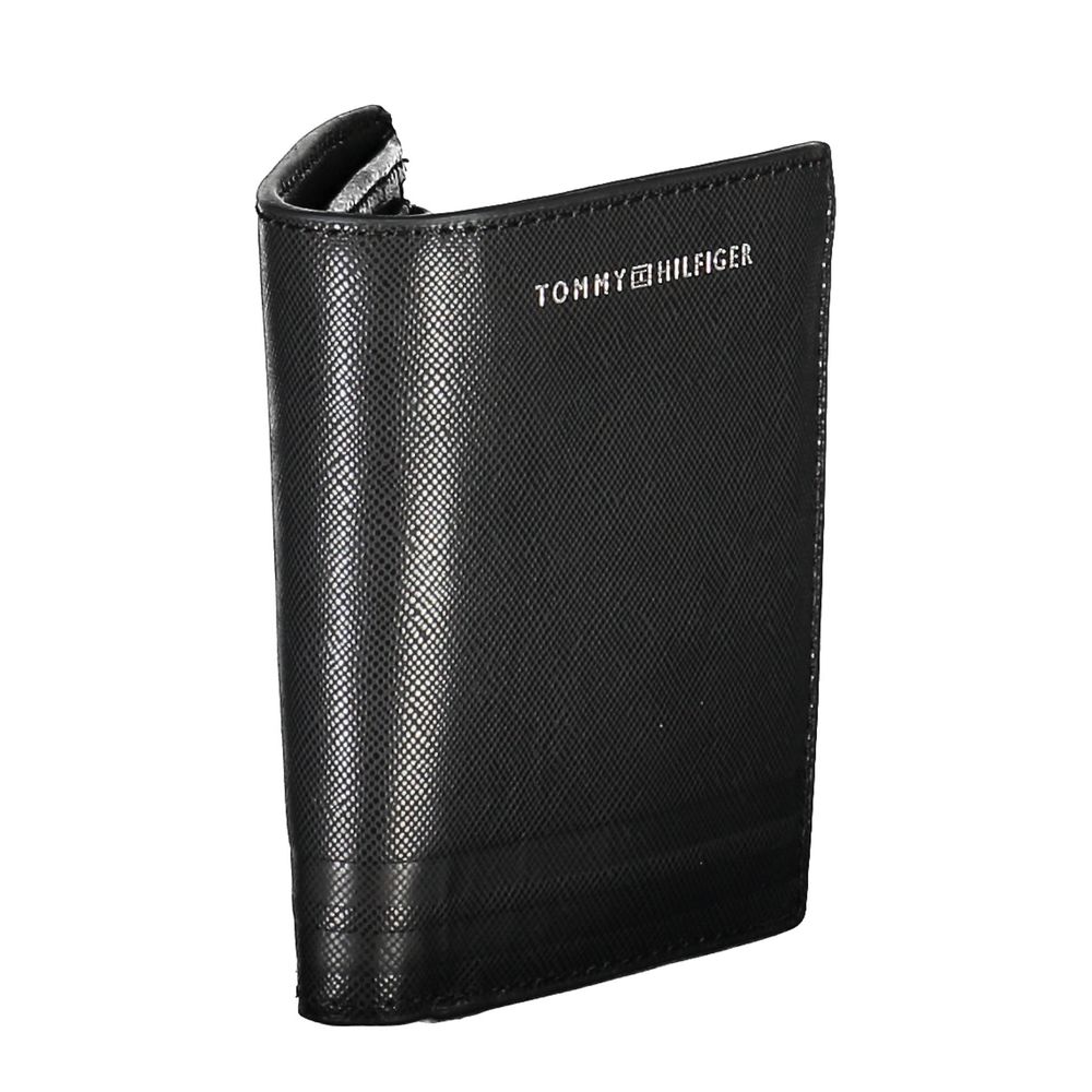 Tommy Hilfiger Black Leather Men’s Wallet