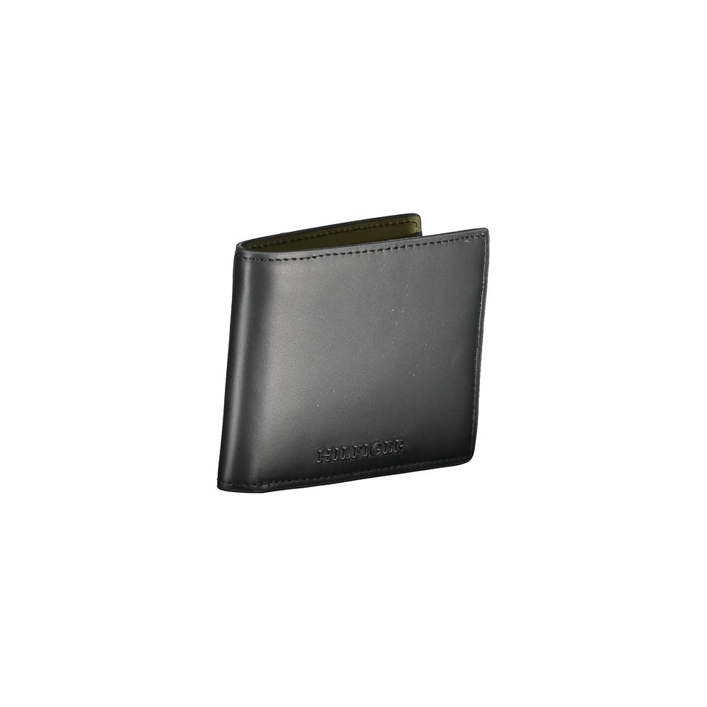 Tommy Hilfiger Black Leather Wallet for Men