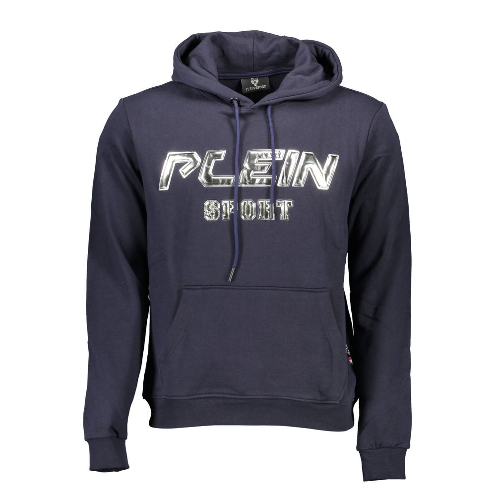 Plein Sport Blue Cotton Men's Sweater