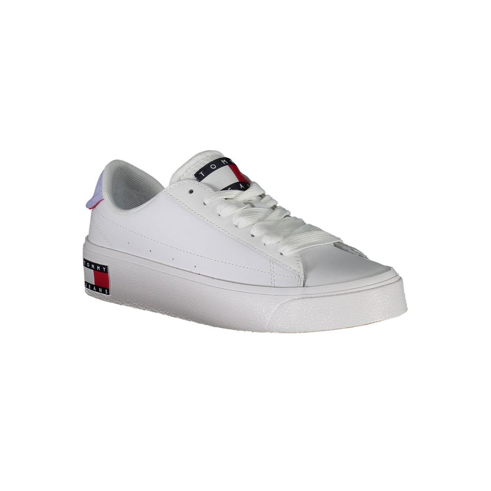 Tommy Hilfiger White Polyester Women's Sneaker
