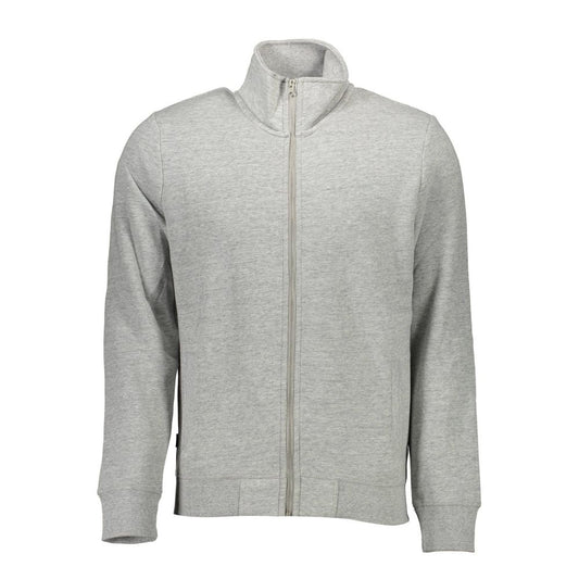 Superdry Grey Cotton Men's Zip-Up Sweatshirt