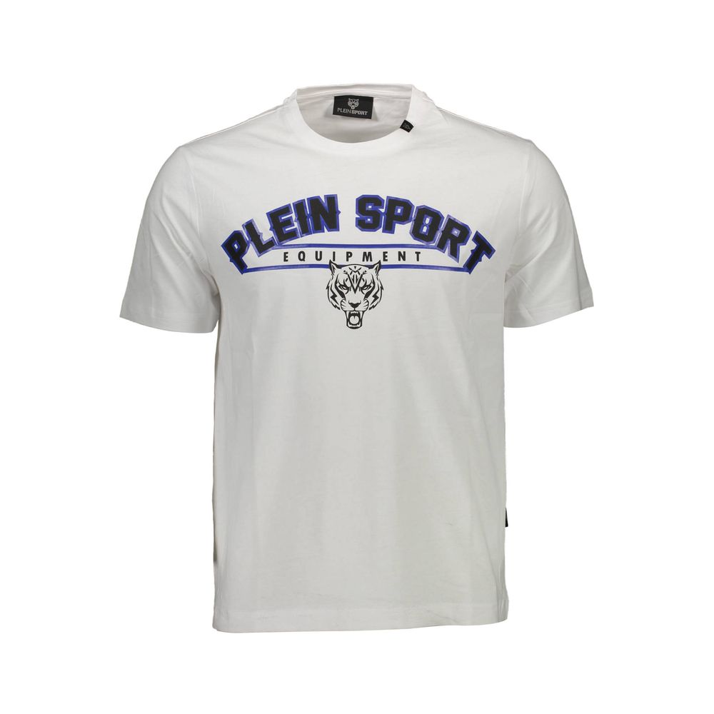 Plein Sport White Cotton Men's T-Shirt