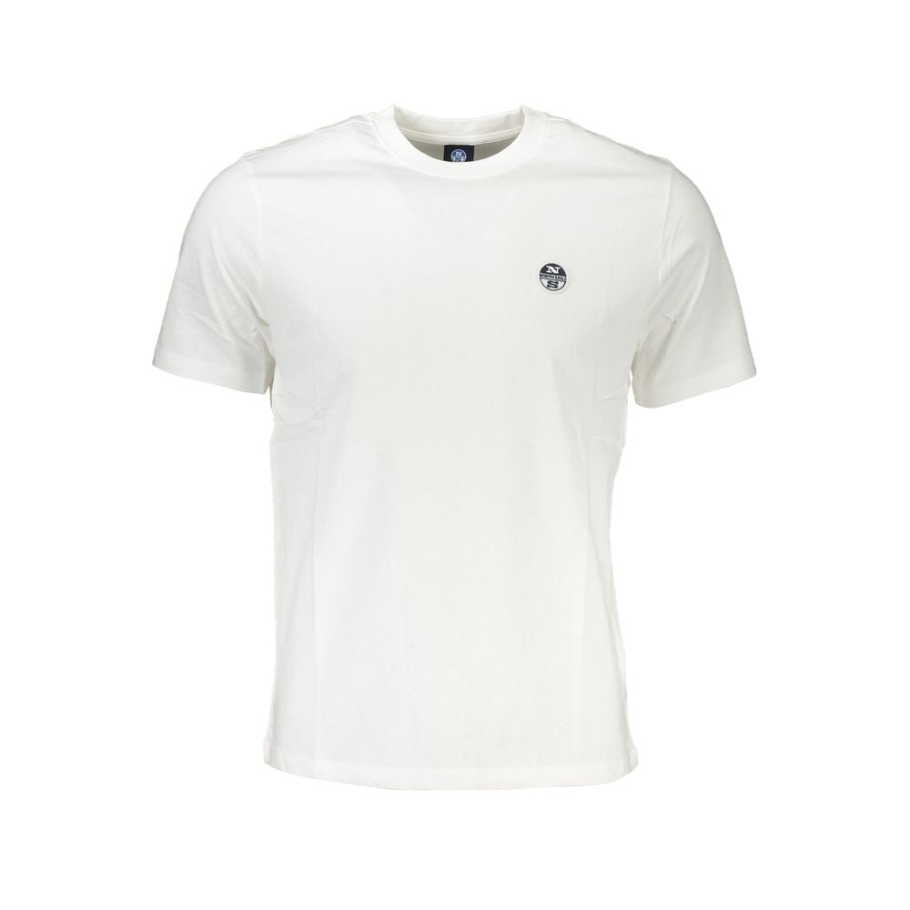 North Sails Men's White Cotton T-Shirt