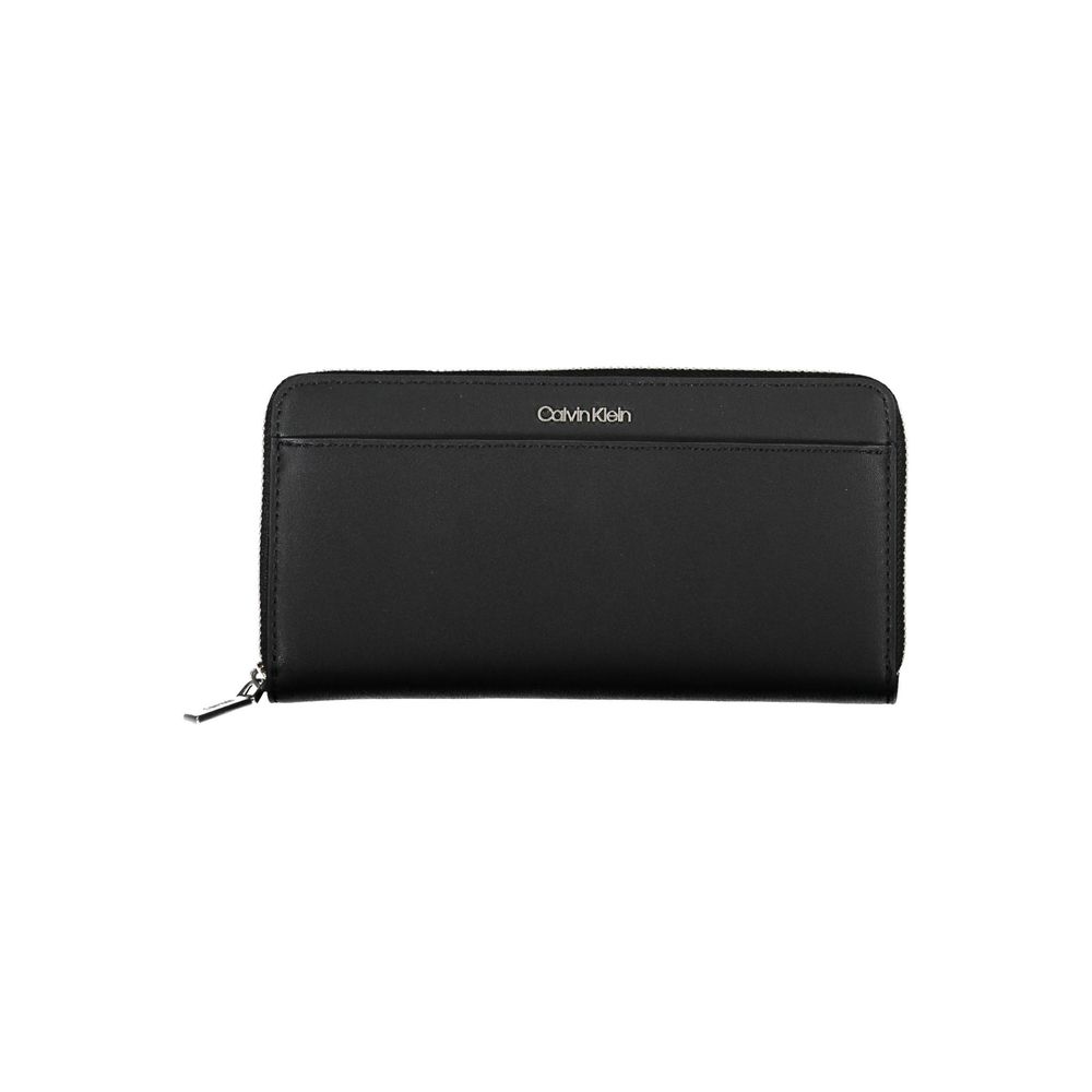 Calvin Klein Black Faux Leather Women's Wallet