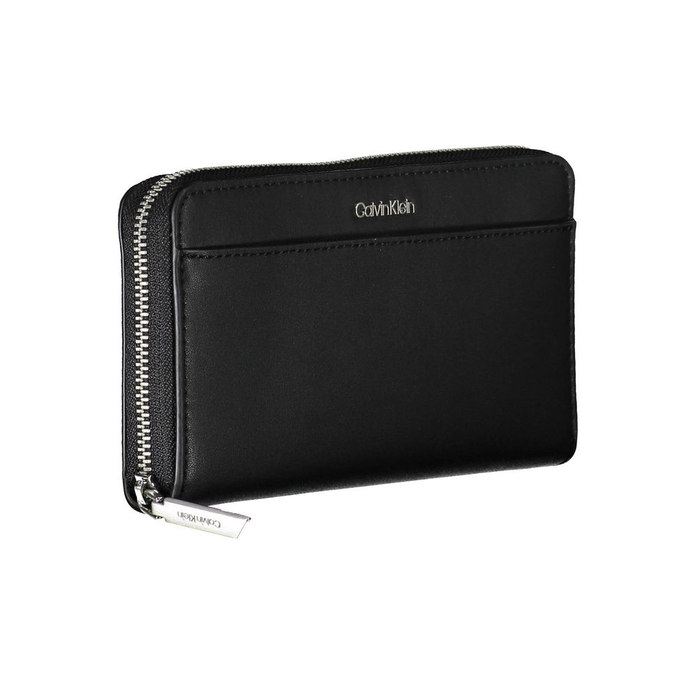 Calvin Klein Black Faux Leather Women's Wallet