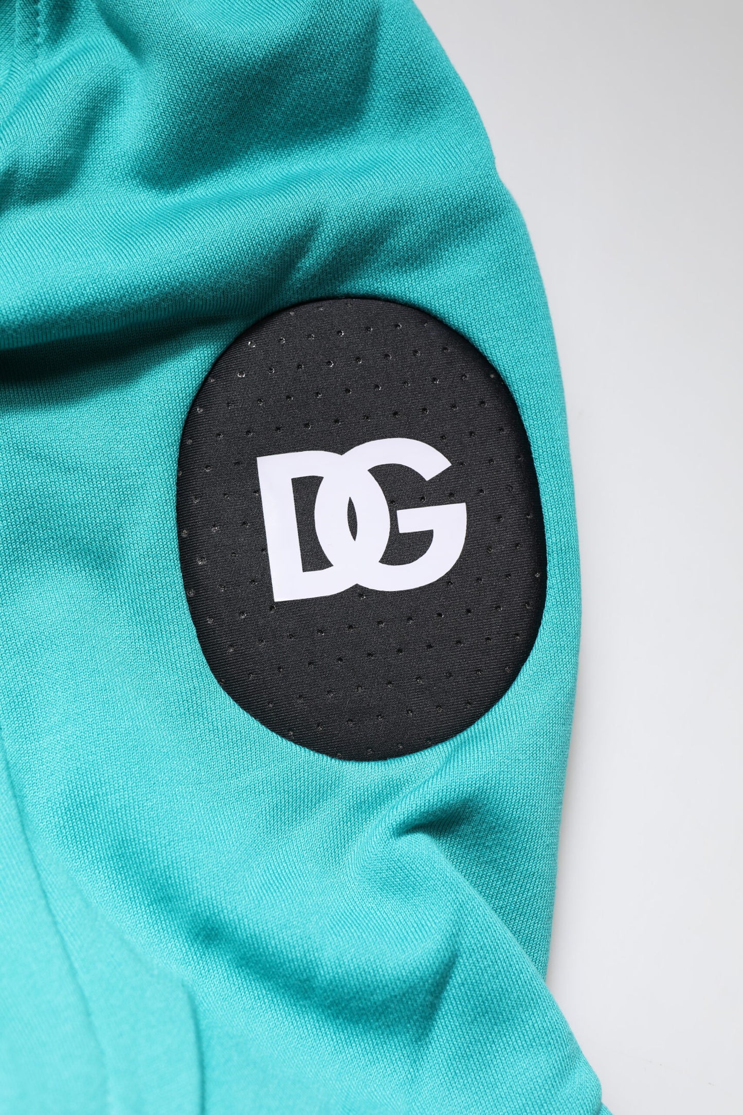 Dolce & Gabbana Green Cotton Hooded Sportswear Vest Sweater