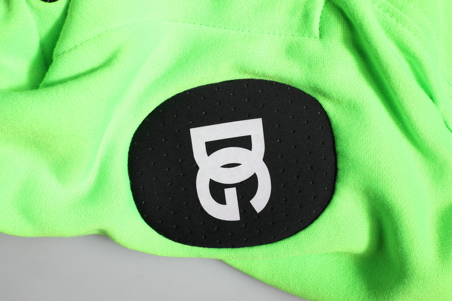 Dolce & Gabbana Green Polyester Hooded Sportswear Vest