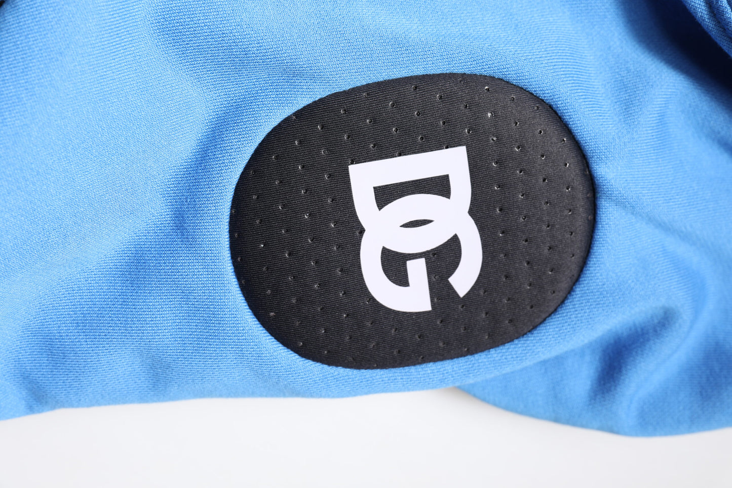 Dolce & Gabbana Blue Cotton Hooded Sportswear Vest Sweater