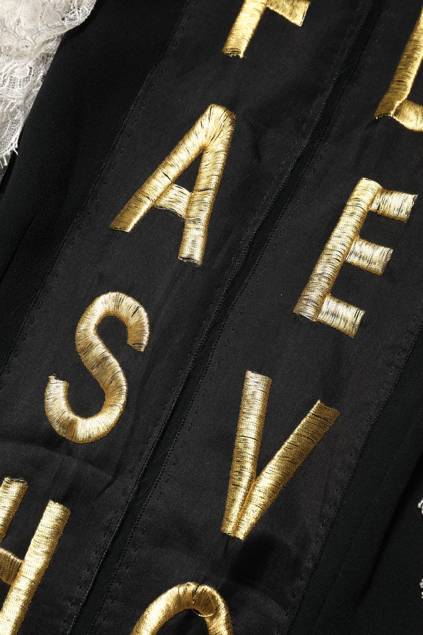 Dolce & Gabbana Black Fashion Devotion Embellished Mini Dress