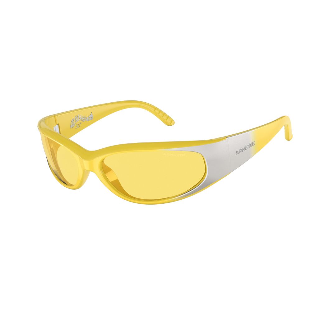 Arnette Unisex Yellow Resin Sunglasses – Stylish Protection, 62mm