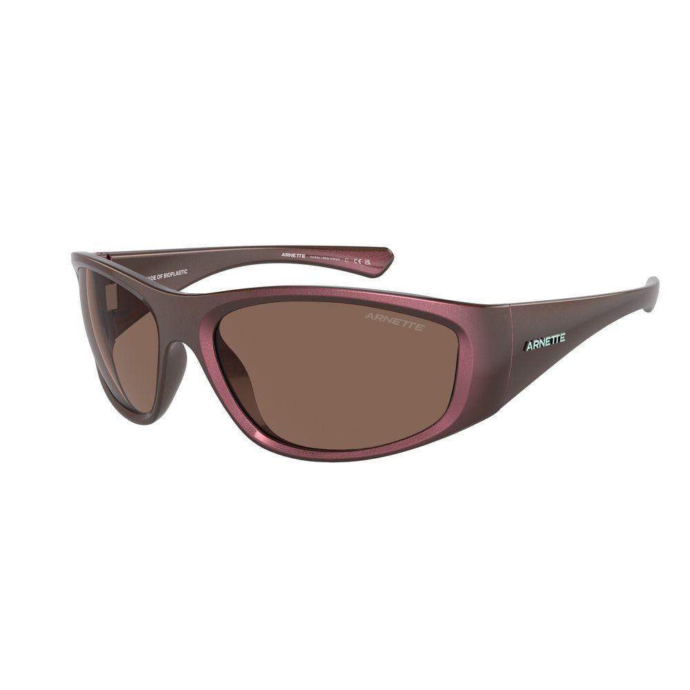 Arnette Red Resin Sunglasses – Bold Red Frame with 64mm Lenses