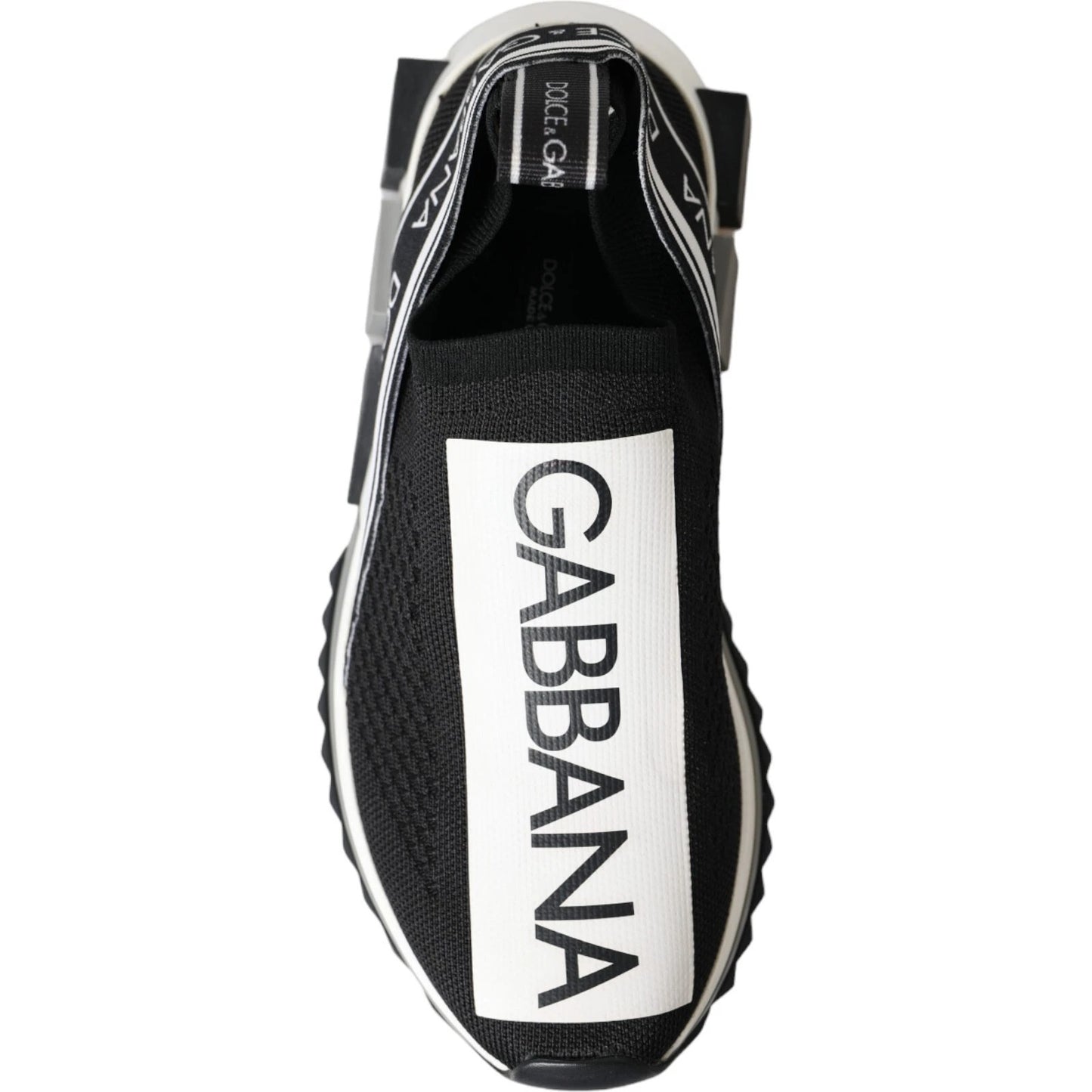 Dolce & Gabbana Preowned Black & White Sorrento Sneakers
