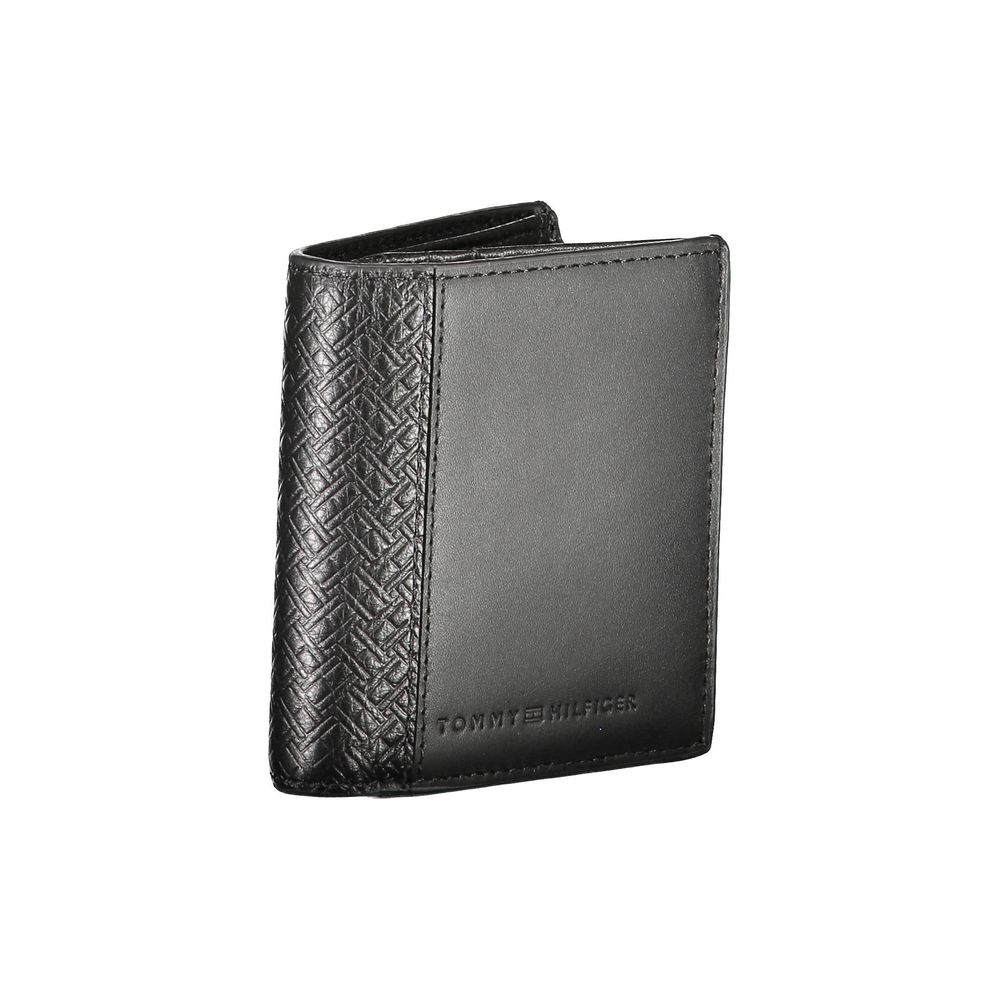 Tommy Hilfiger Black Leather Men’s Wallet