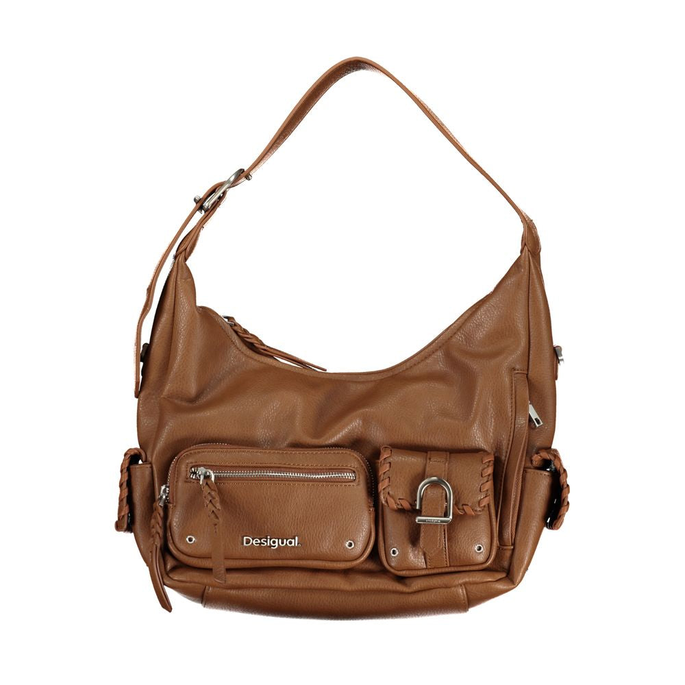 Desigual Brown Handbag - A Statement in Creativity and Style