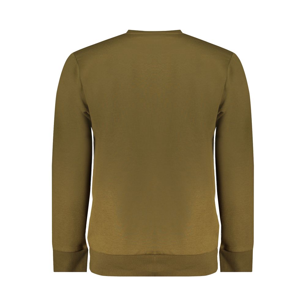 Timberland Green Cotton Sweater - Crew Neck Long Sleeved T-Shirt