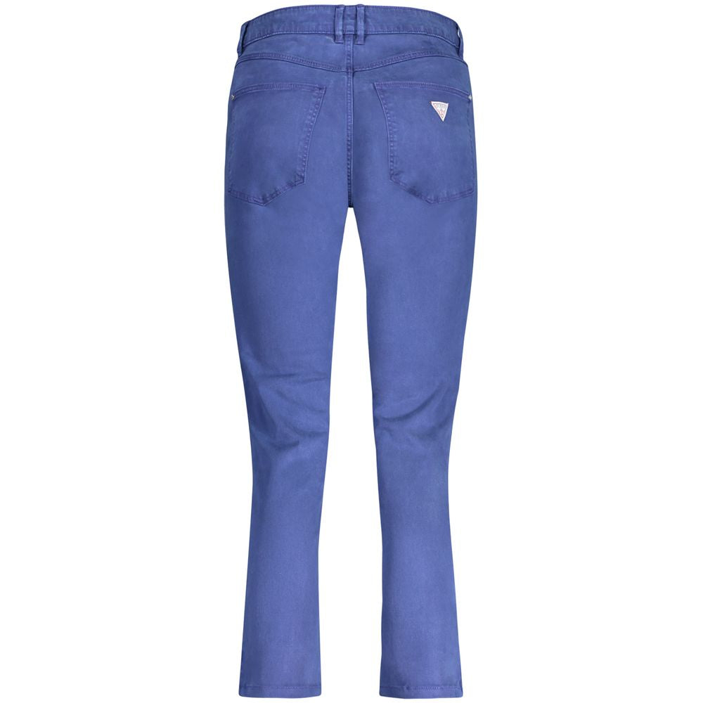 Guess Jeans Blue Lyocell Women Jeans - Sculpt Your Style