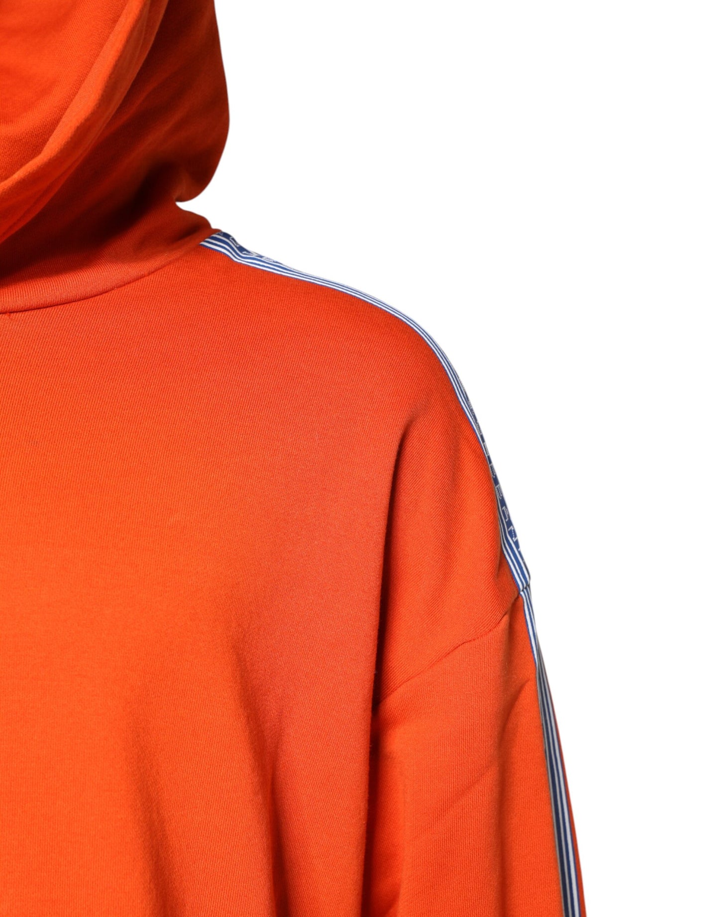 Dolce & Gabbana Orange Cotton Hooded Sweatshirt for Men