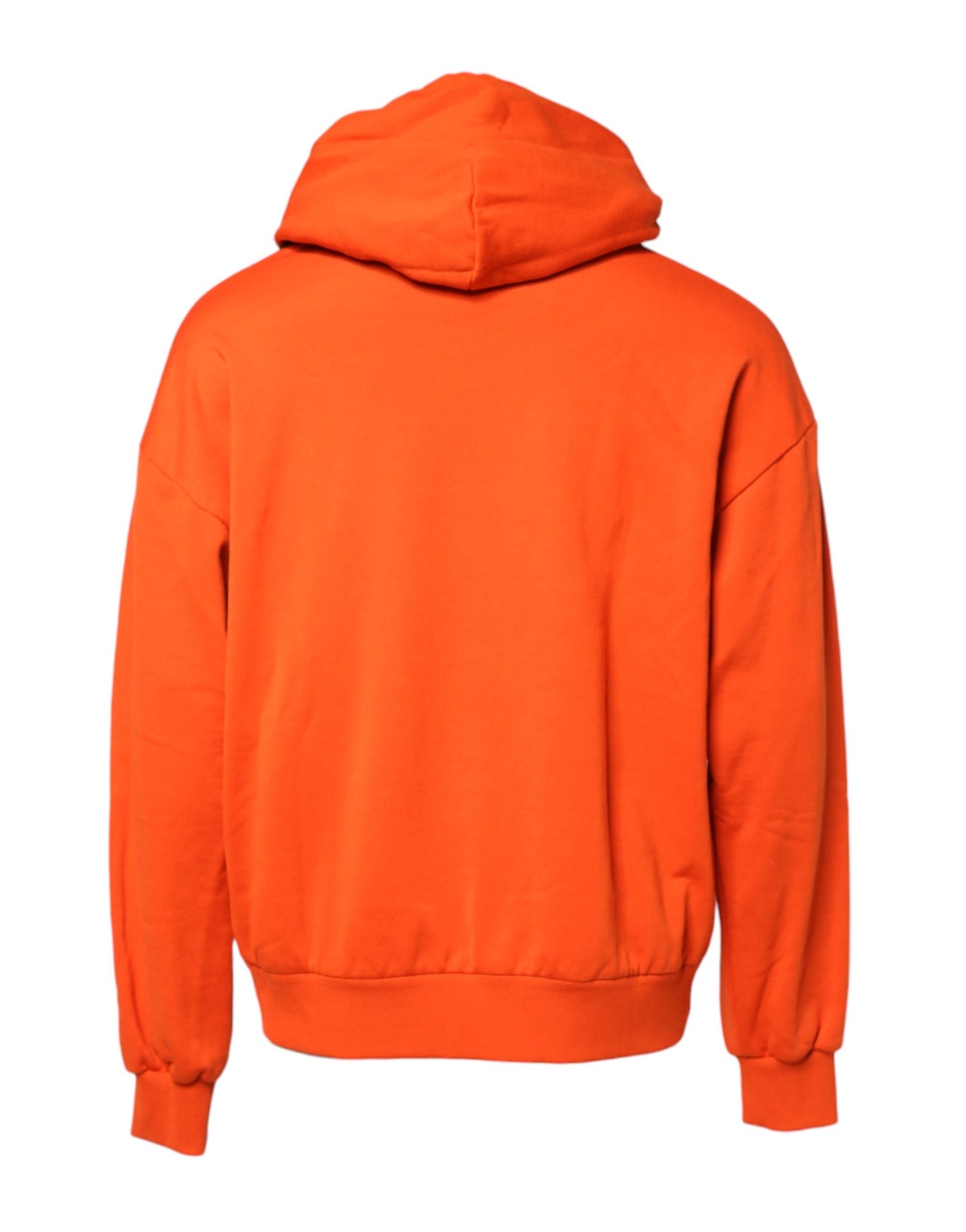 Dolce & Gabbana Orange Cotton Hooded Sweatshirt for Men