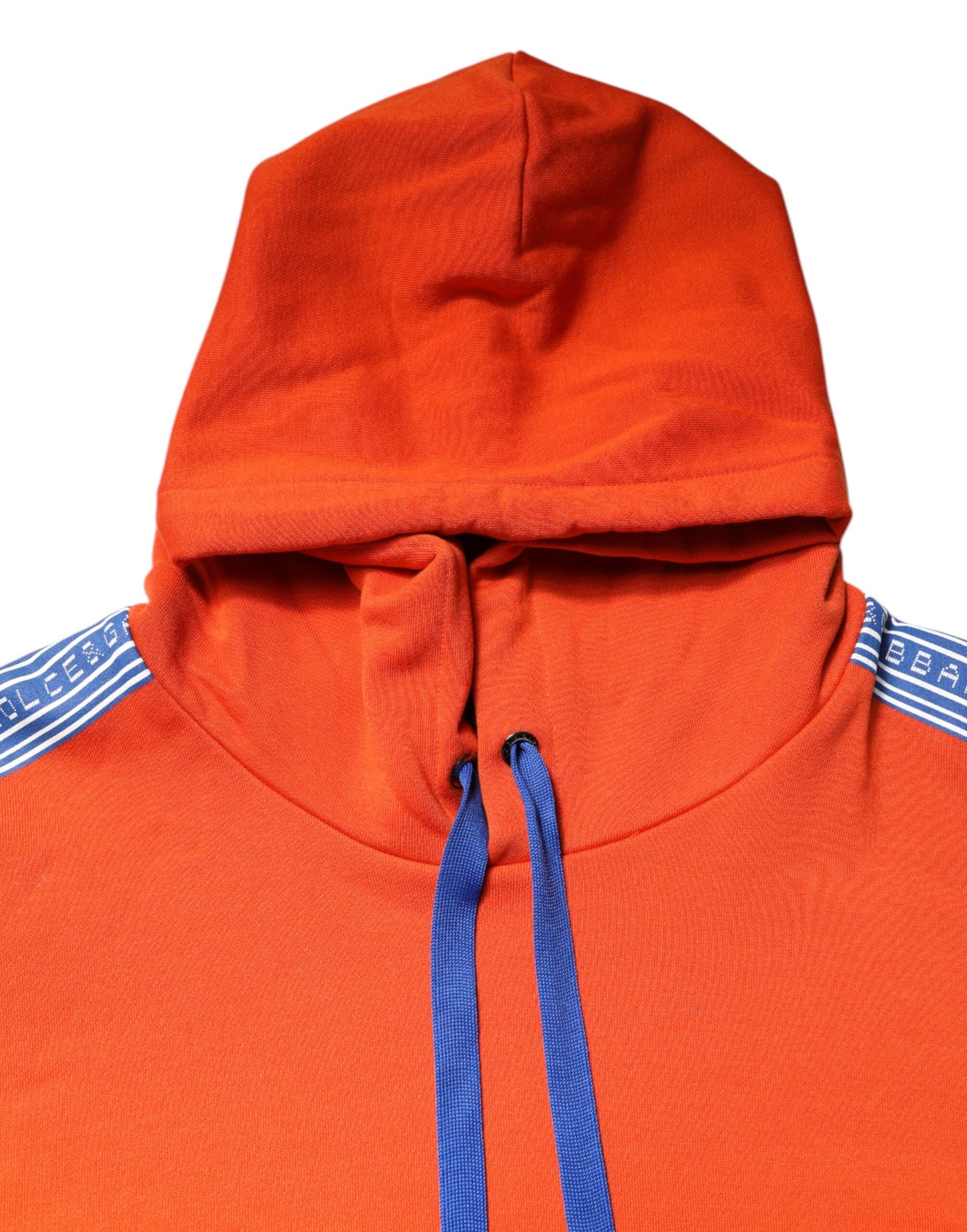 Dolce & Gabbana Orange Cotton Hooded Sweatshirt for Men