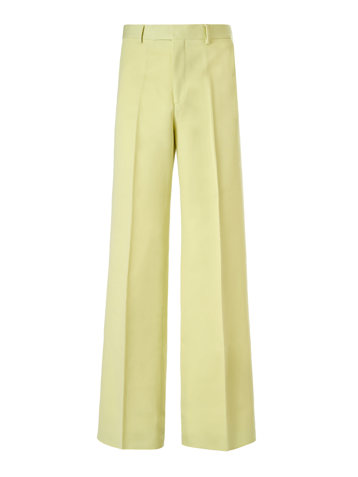 Gucci Lime Yellow Trousers for Men