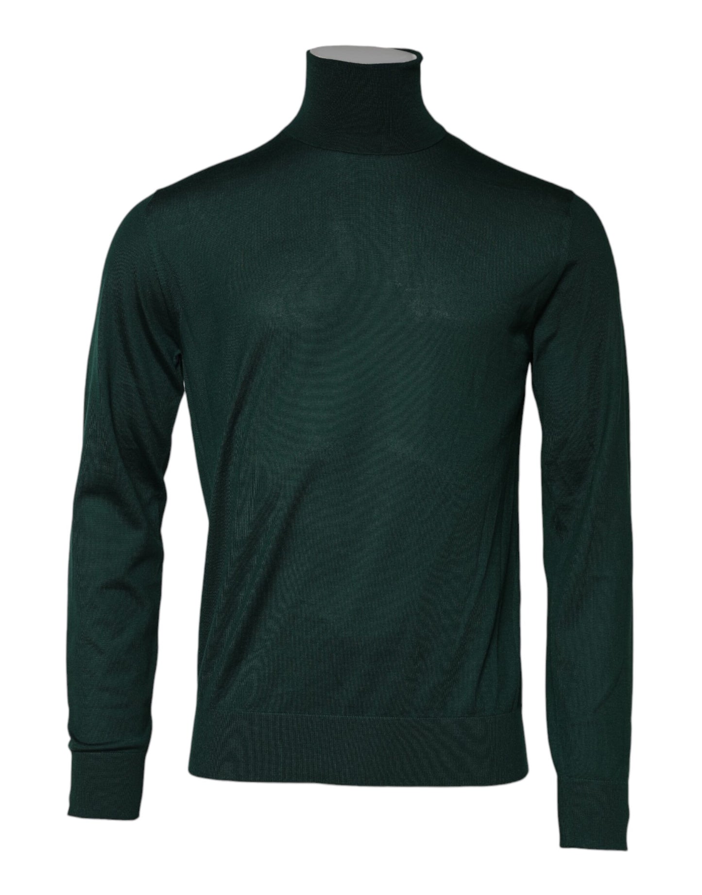 Dolce & Gabbana Green Cashmere Knitted Pullover Sweater for Men