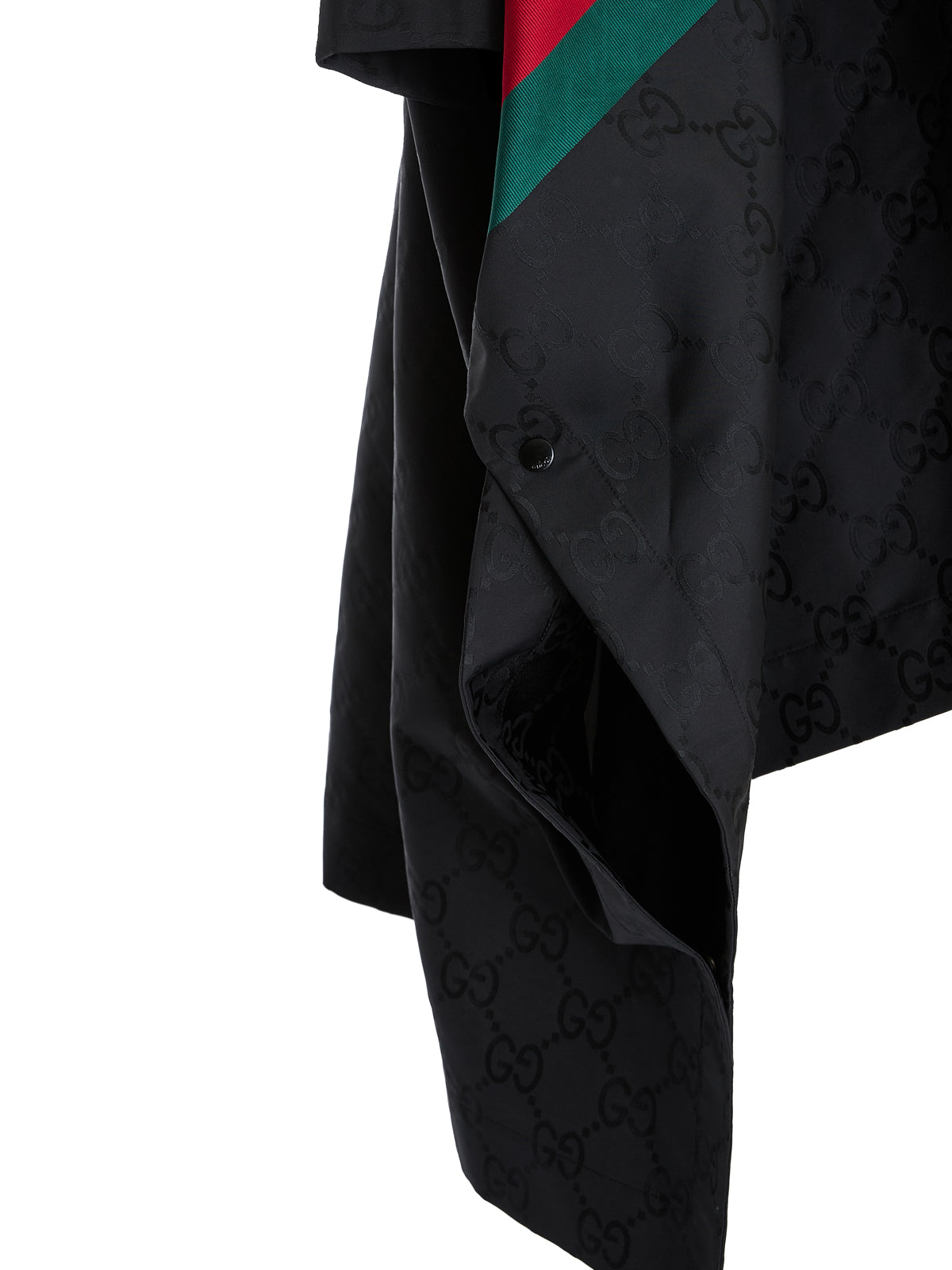Gucci GG Jacquard Hooded Short Sleeve Oversized Jacket