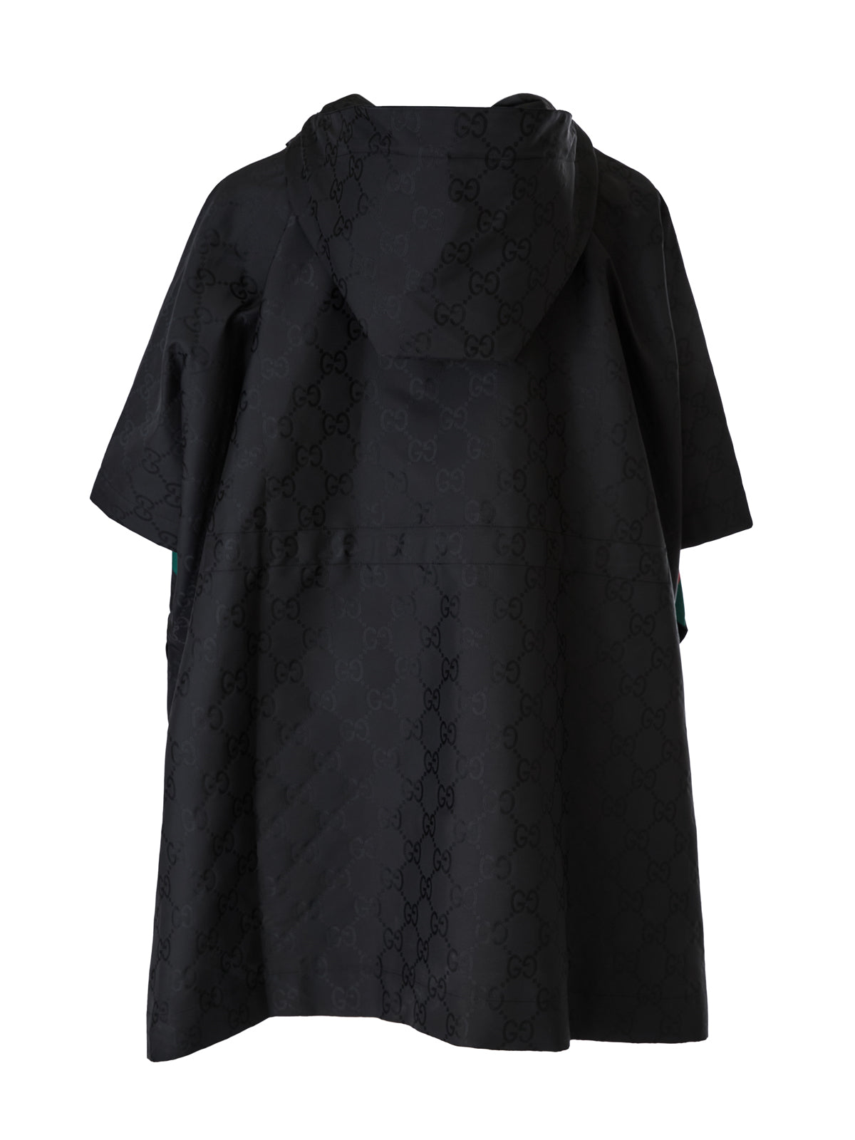 Gucci GG Jacquard Hooded Short Sleeve Oversized Jacket