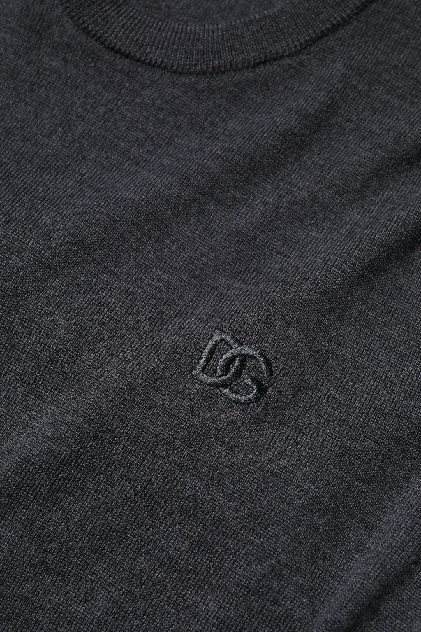 Dolce & Gabbana Gray Wool Logo Knitted Pullover Sweater