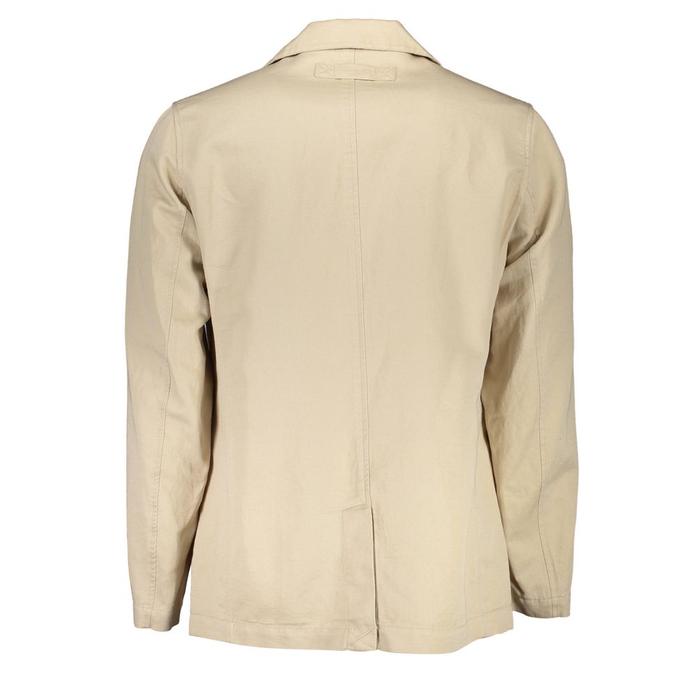 Gant Beige Cotton Jacket for Men
