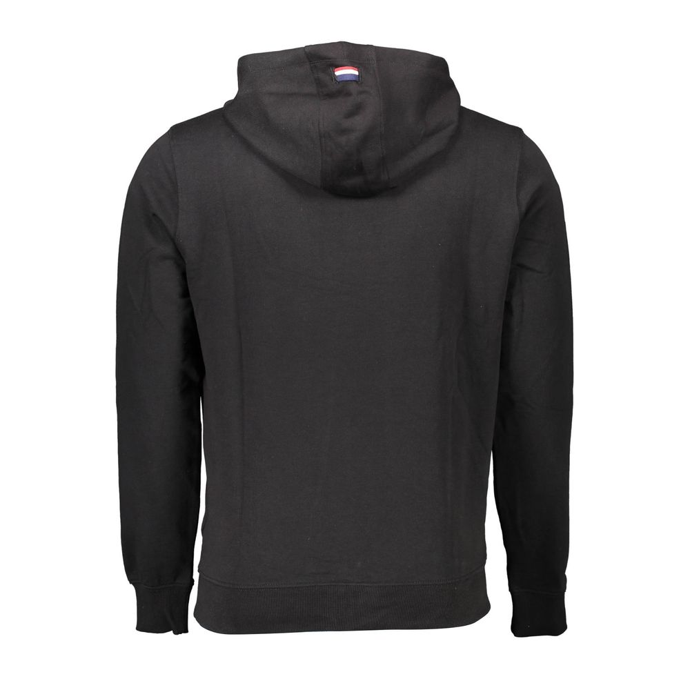U.S. POLO ASSN. Black Hooded Cotton Men’s Sweatshirt