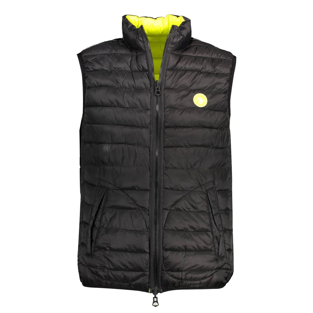 U.S. POLO ASSN. Reversible Sleeveless Jacket in Yellow Nylon