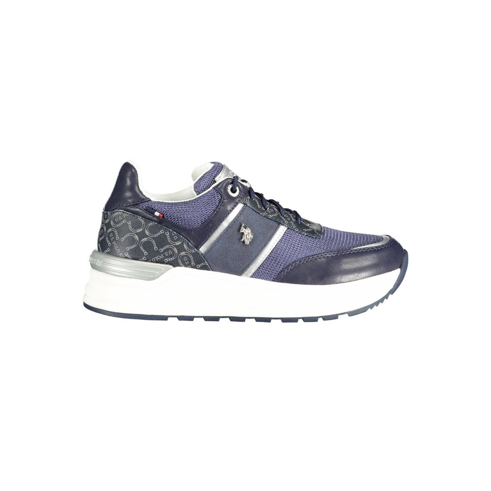 U.S. POLO ASSN. Blue Polyester Women Sneakers