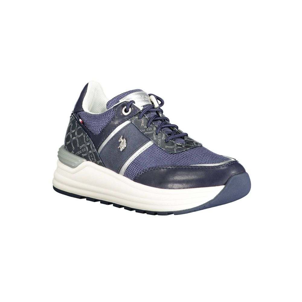 U.S. POLO ASSN. Blue Polyester Women Sneakers