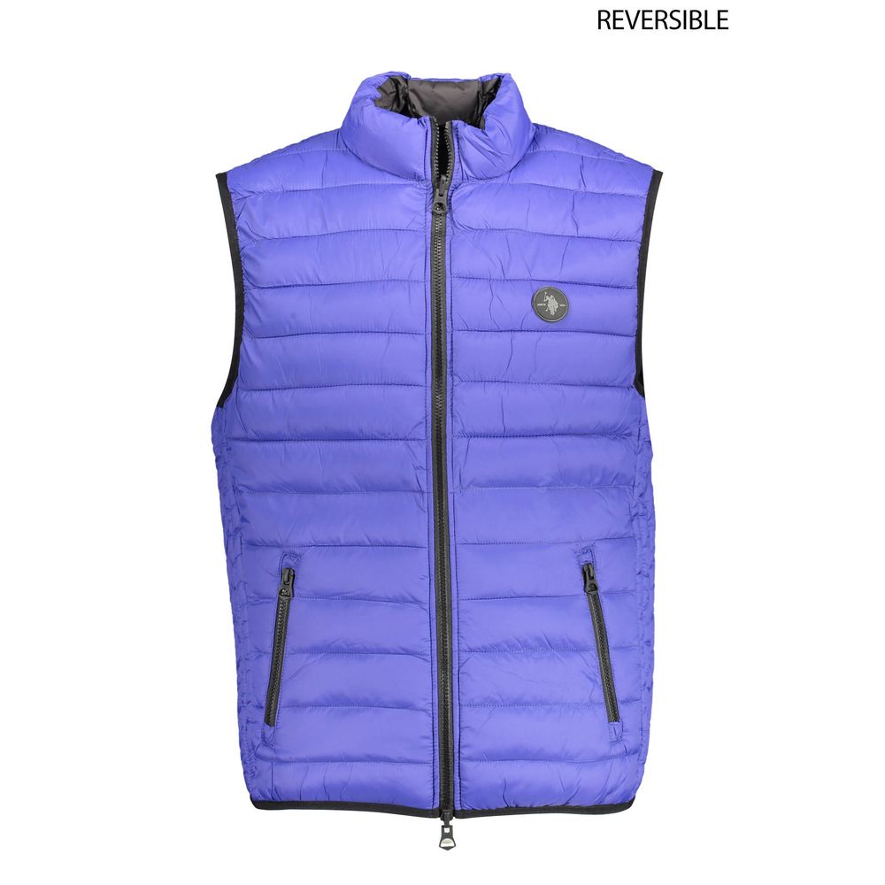 U.S. POLO ASSN. Dual-Sided Blue Nylon Men’s Jacket