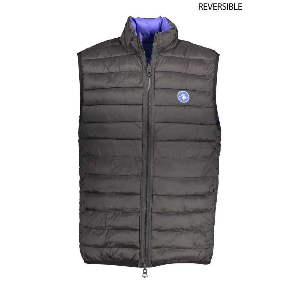U.S. POLO ASSN. Dual-Sided Blue Nylon Men’s Jacket