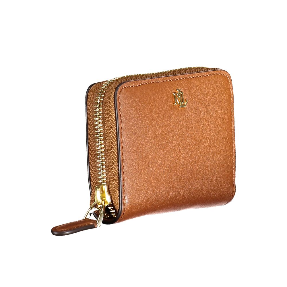 Ralph Lauren Brown Leather Wallet - Elegant and Functional