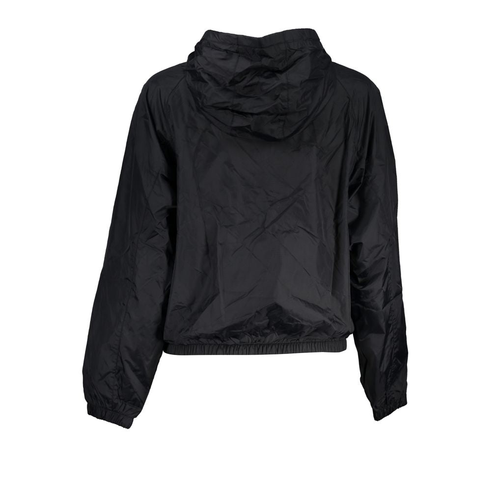 Napapijri Black Waterproof Sports Jacket with Hood