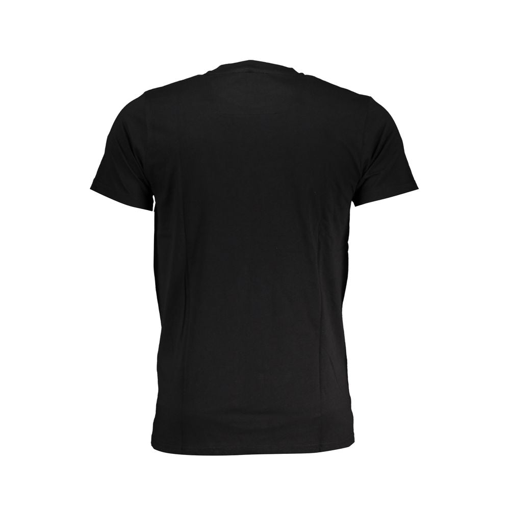 Cavalli Class Black Cotton T-Shirt - Effortless Style