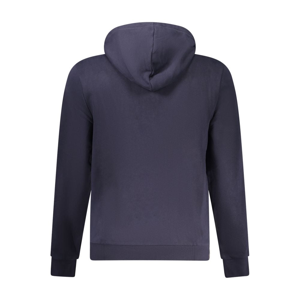 Napapijri Blue Cotton Sweater - Long Sleeve Hoodie