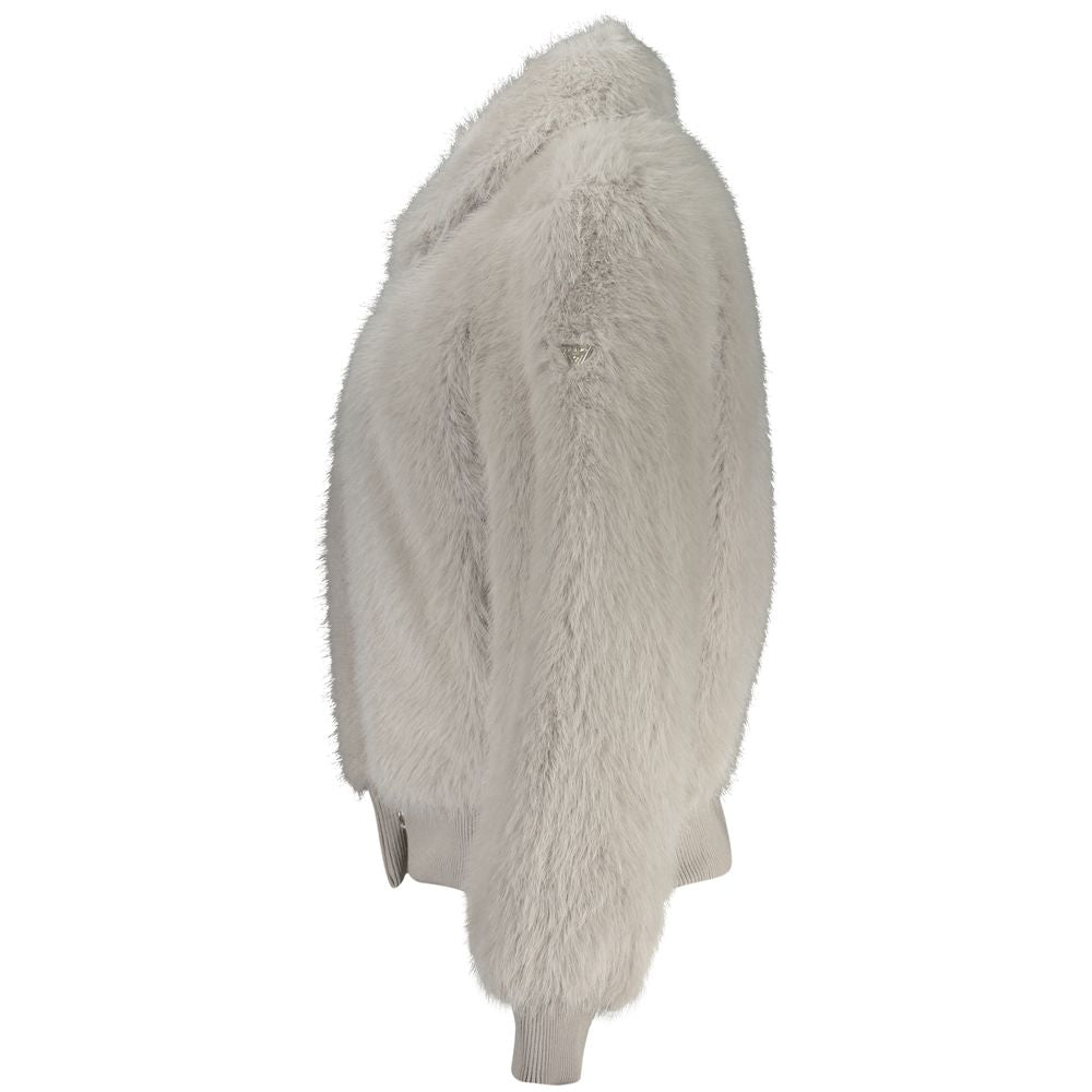 Guess Jeans Gray Polyester Jacket